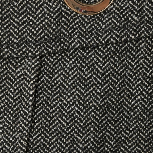 H&M - Black and White Herringbone Midi Skirt - Size 2 - NWOT - Picture 3 of 8